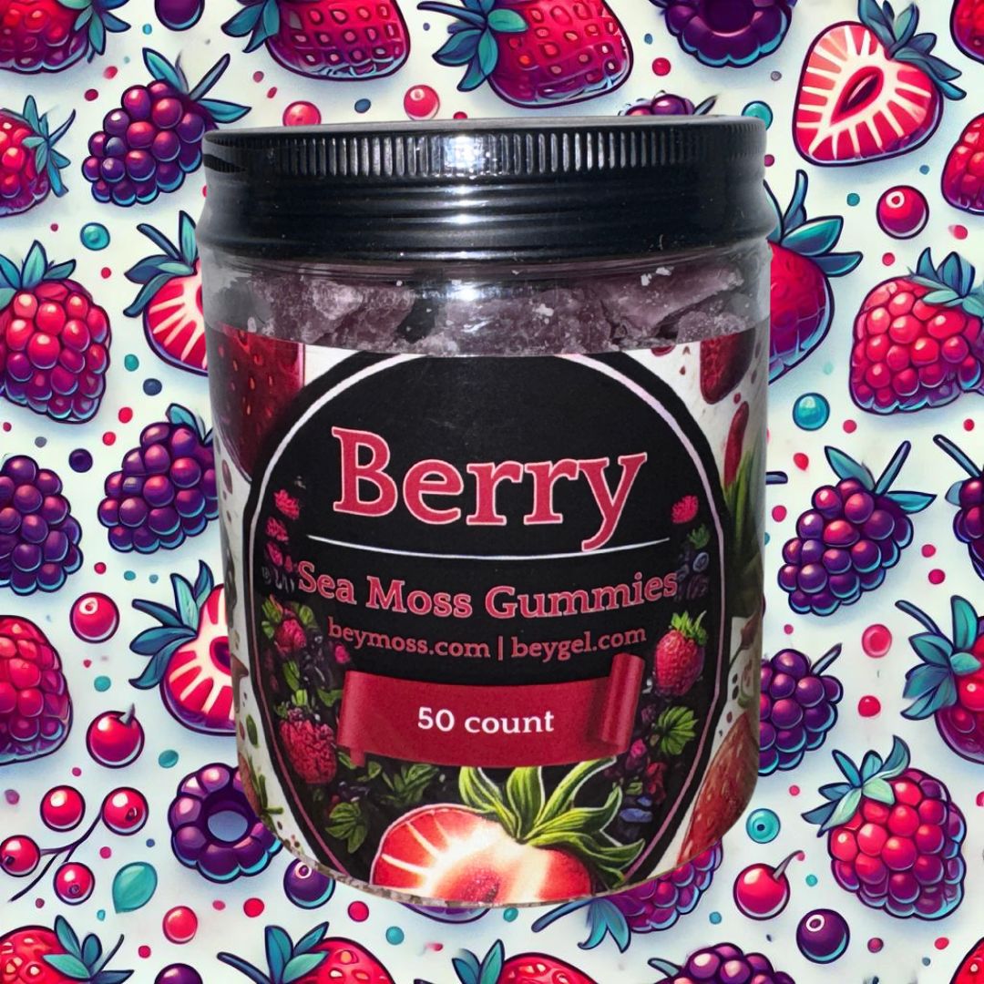 Berry Flavored Sea Moss Gummies (50 count)