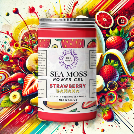 Strawberry Banana Sea Moss Gel (16 oz) pre-order
